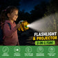 Kid Galaxy Flashlight & Projector - Lion Theme Toy, 2-in-1 Kids Flashlight with 3 Image Discs & 24 Color Pictures, Safari Animal Projection Toy