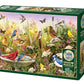 Cobble Hill 1000 Piece Puzzle - Feathered Friends - Sample Poster Included
