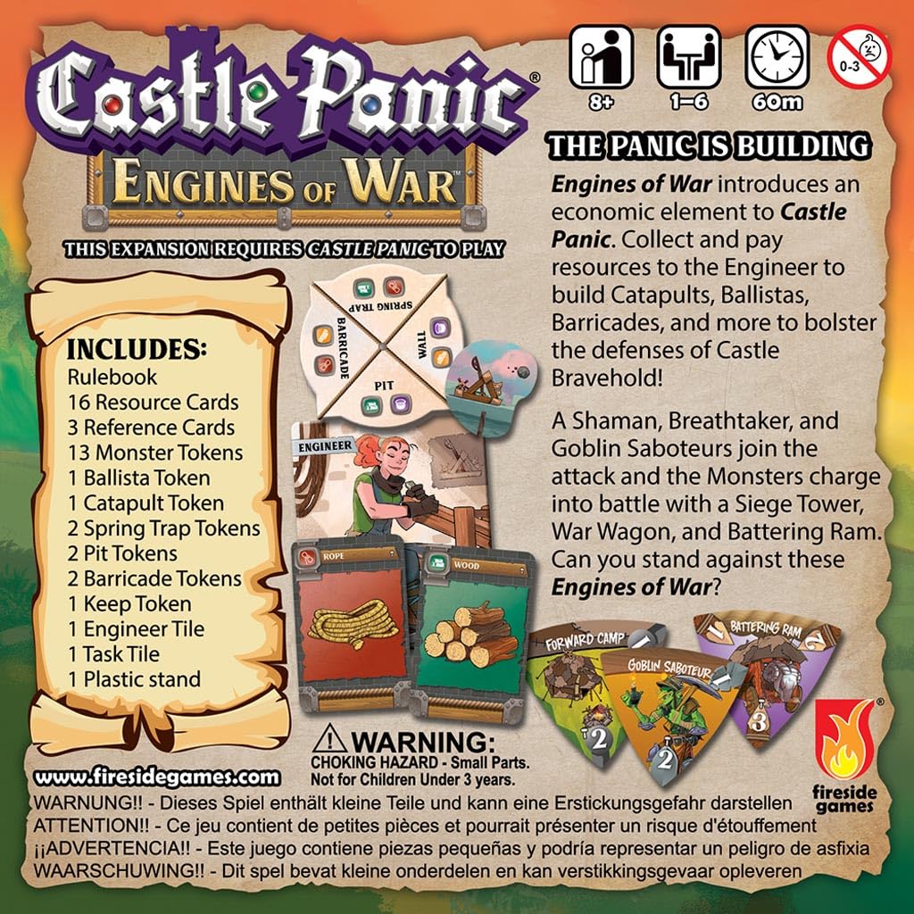 Fireside Games Castle Panic: Engines of War Expansion
