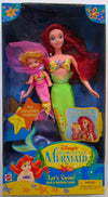 Mattel - DISNEY - The Little Mermaid : LET'S SWIM Ariel & Merbaby