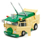 Jada Teenage Mutant Ninja Turtles 1:24 Party Wagon Die-Cast Car & 2.75" Donatello Figure, Toys for Kids and Adults