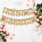 Baby In Bloom Baby Shower Decoration Banner Wildflower Burlap Garlands Floral Theme Sign Backdrop Pink