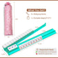BASALTIX Mahjong Racks with Pushers - Set of 4 Clear Acrylic Mahjong Racks and Bag for American Mahjongg Accessories (Transparent)