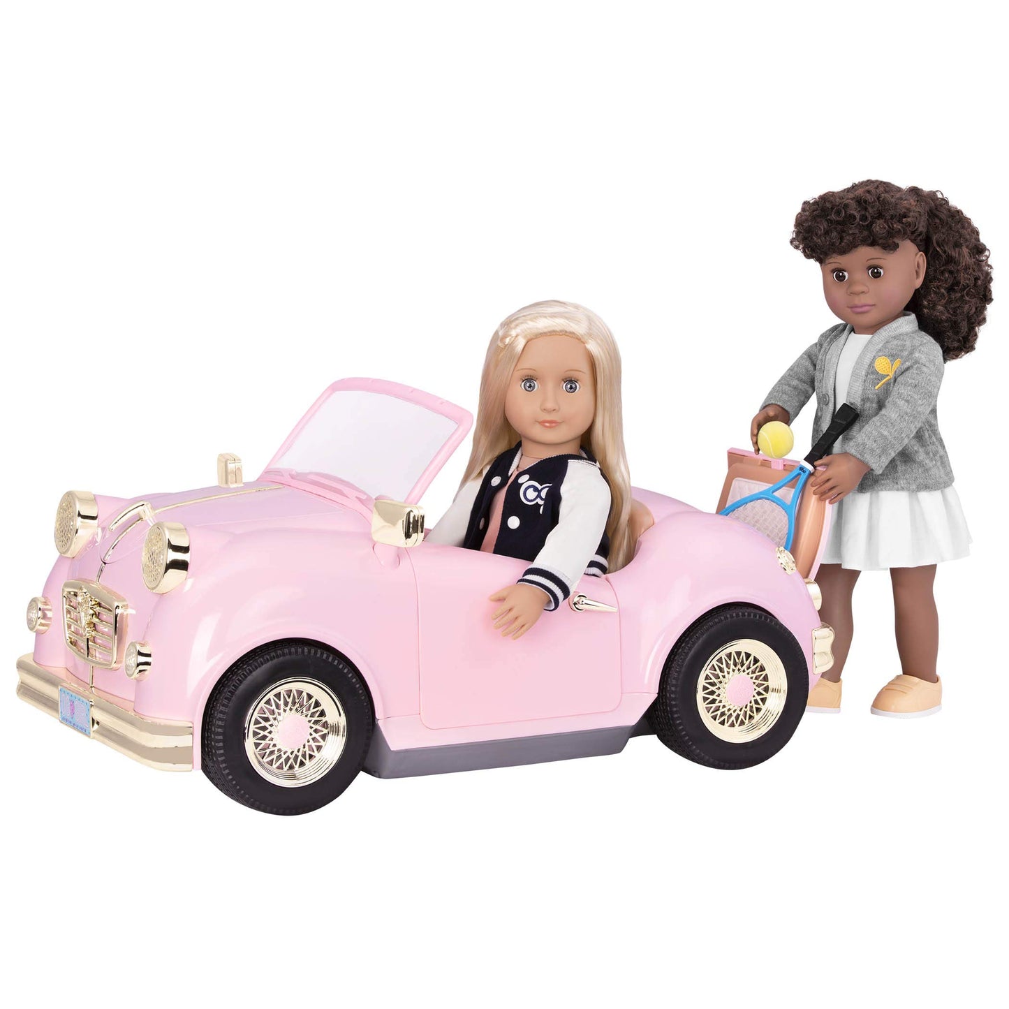 Our Generation - Terry - 18-Inch Doll - Blonde Hair & Blue Eyes - Retro Fashion Outfit - Pretend Play - Toy for Kids 3 Years +