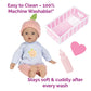 Adora Amazon Exclusive Sweet Babies Collection, 11” Soft and Cuddly Baby Doll Machine Washable, Birthday Gift For Ages 1+ - Baby Grapefruit