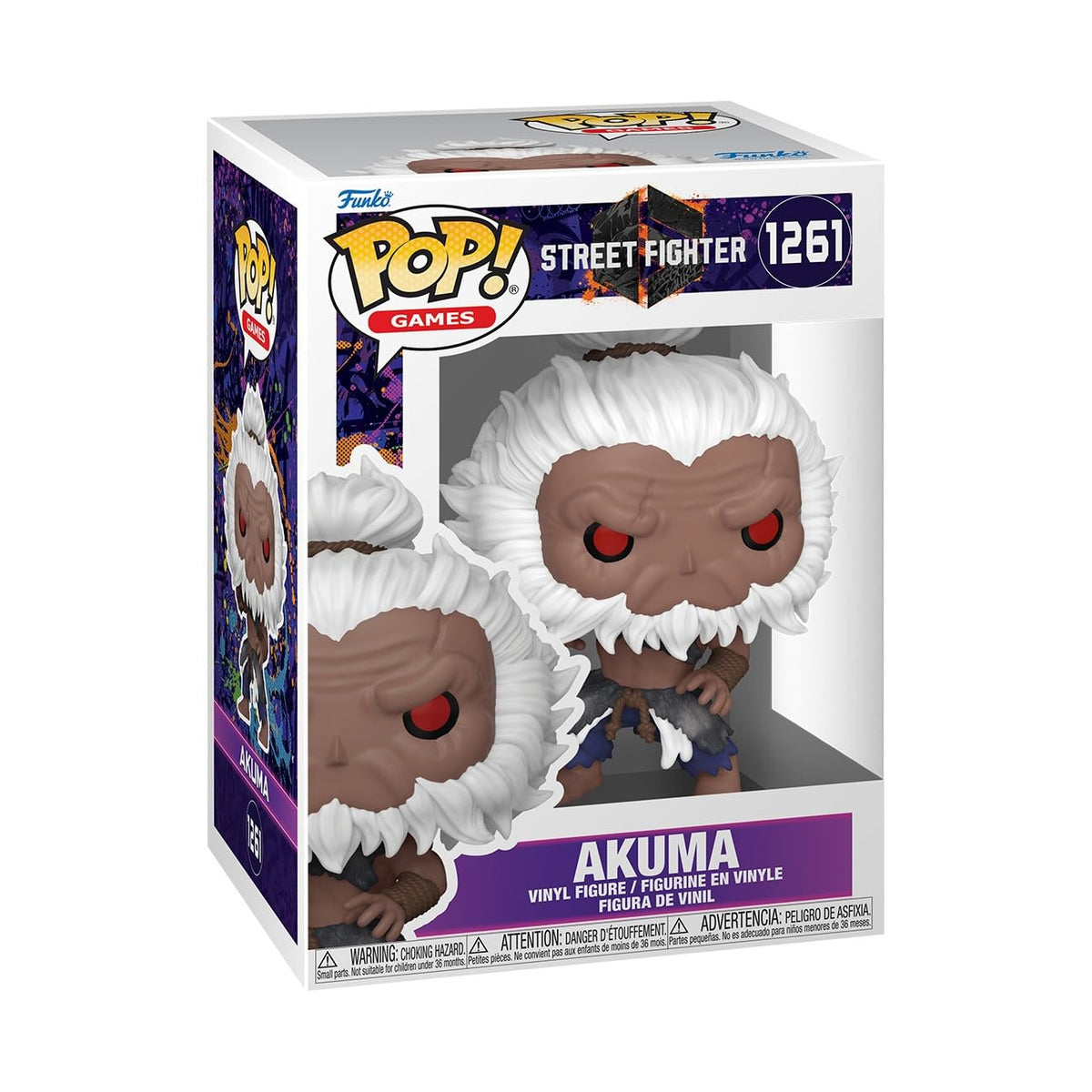 Funko Pop! Games: Street Fighter 6 - Akuma - 1/6 Odds for Rare Chase Variant - Collectable Vinyl Figure - Gift Idea - Official Merchandise - Toys