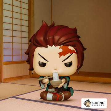 Funko POP! Animation: Demon Slayer - Tanjiro with Noodles - Collectable Vinyl Figure - Gift Idea - Official Merchandise - for Kids & Adults - Anime