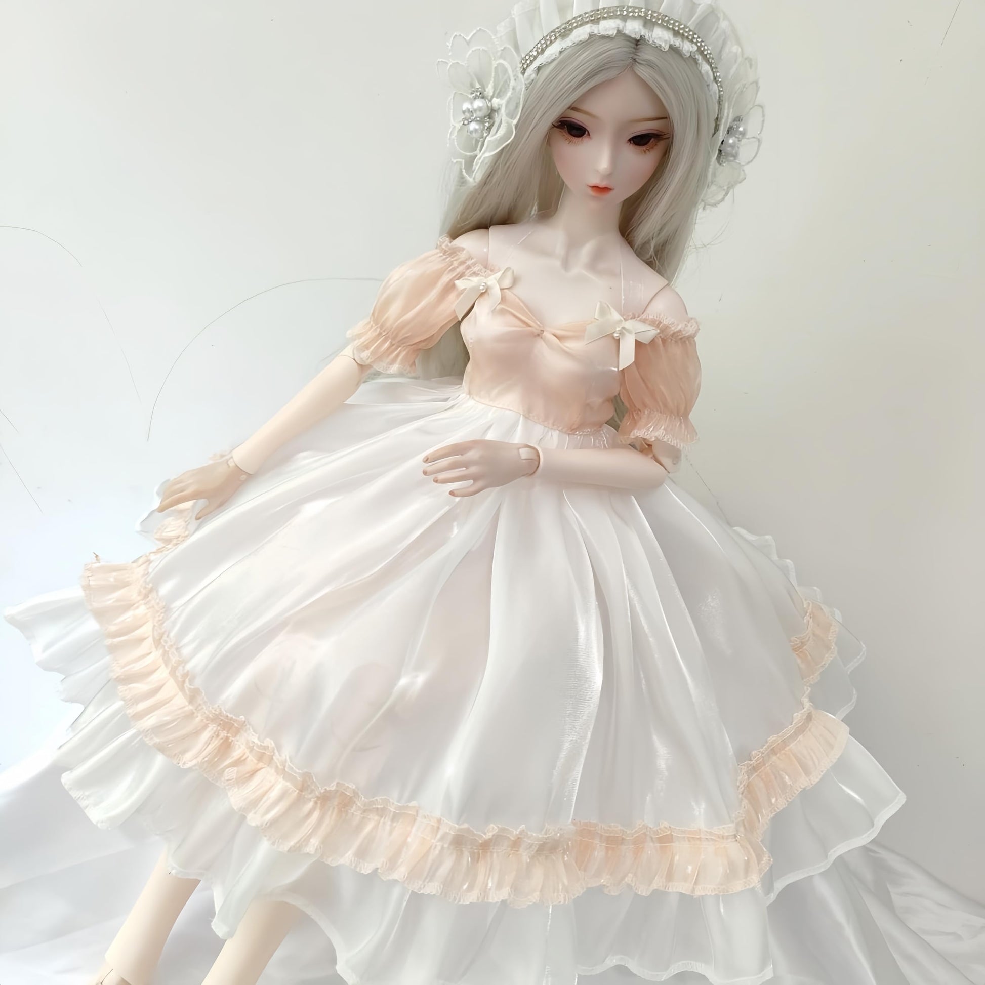 QGYDYH Bjd Doll Clothes,Ball Jointed Doll Clothes,Handmade?Fashionable Dress?for 1/3?1/4?1/6 bjd Doll (Yellow, 1/3)