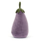 Jellycat Vivacious Vegetable Aubergine - Eggplant Plush Stuffed Toy, Large 15.5 inches - Vegetable Plush - Great Gift Idea
