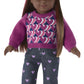 American Girl Truly Me 18-inch Doll School-Day Style Outfit with Cardigan, Tee, and Pair of Sneakers, For Ages 6+
