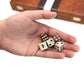 Backgammon Board Game, Deluxe Leather Like Case, Felt Interior, Brown, Classic Backgammon Game, Popular Board Game, Board Games (Medium (15"))