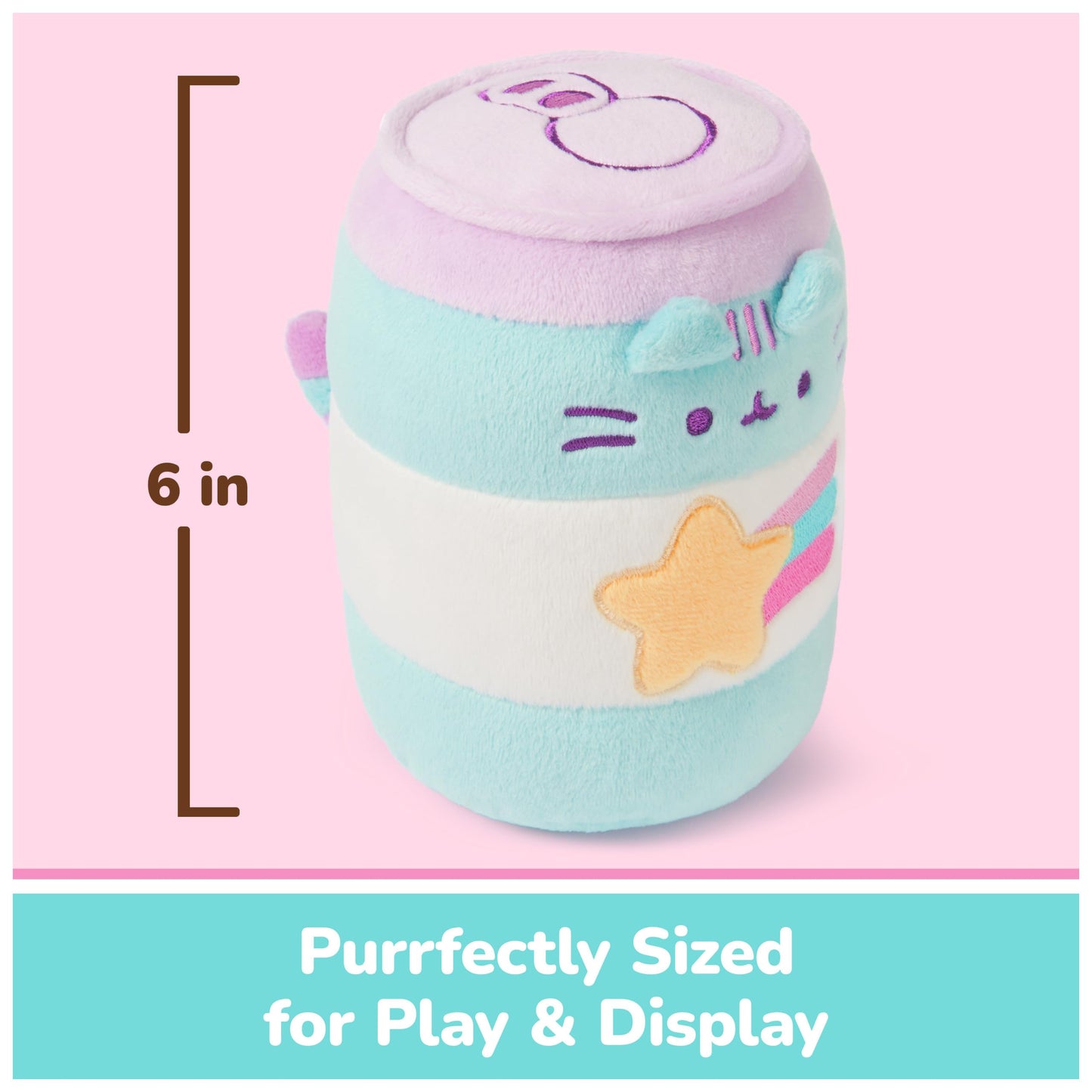 GUND Pusheen Gamer Pop Sip 6-Inch Plush Toy for Ages 8+