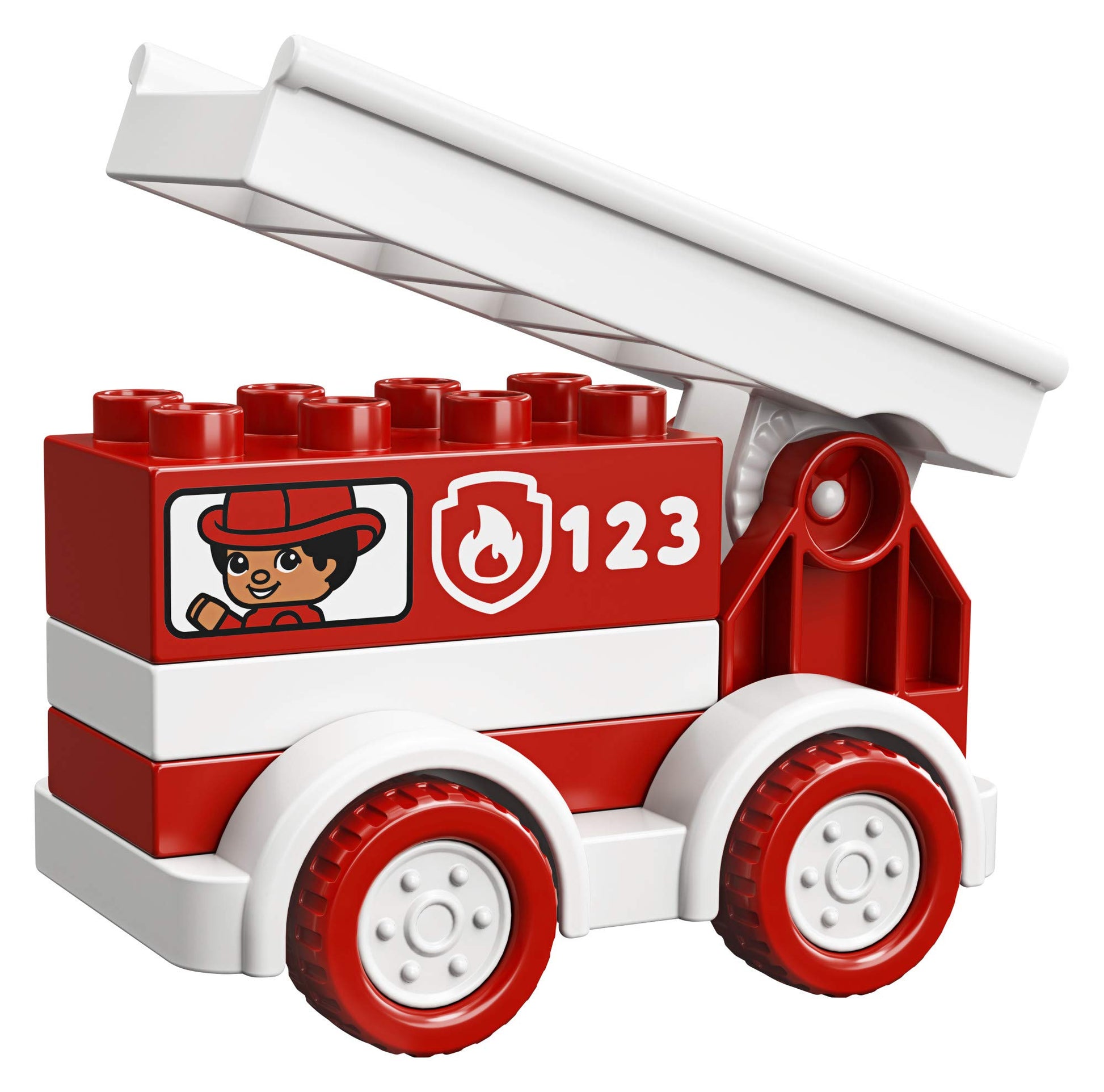 LEGO DUPLO My First Fire Truck 10917 Educational Fire Truck Toy, Great Birthday Gift for Toddlers Ages 18 Months and up (6 Pieces)