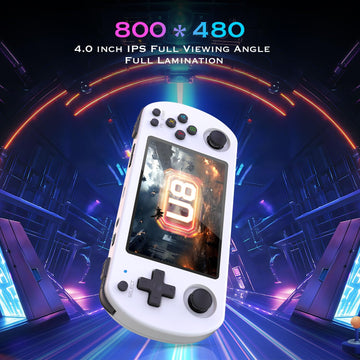 U8 Retro Handheld Game Console with 15,000+ Classic Games?4.0 - Inch IPS Screen?64G Dual TF Card?Powerful 3500 mAh Battery - Portable Gaming Device