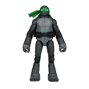 TMNT 5IN FIGURE WITH COMIC (BLACK WHITE & GREEN VARIANT) - MICHAELANGELO (BLACK WHITE & GREEN VARIANT)