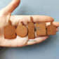 Miniature Wood Cutting Board Set (5pcs): 1/12 Scale Kitchen Decor for Dollhouse