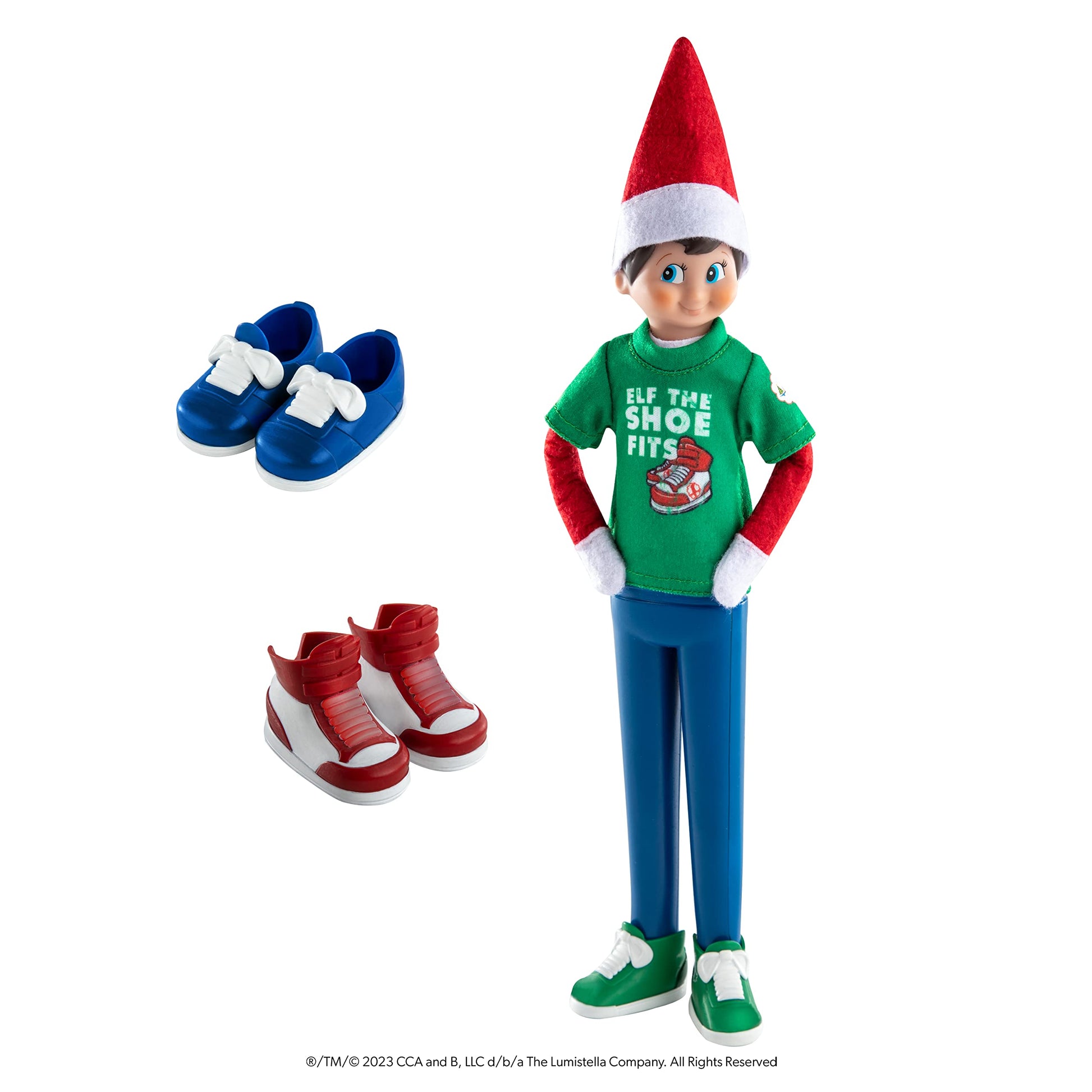 The Elf on the Shelf MagiFreez® Cool Kicks Sneaker Trio-Mix and Match Sneaker Accessory Pack for Your Scout Elf - Scout Elf Not Included