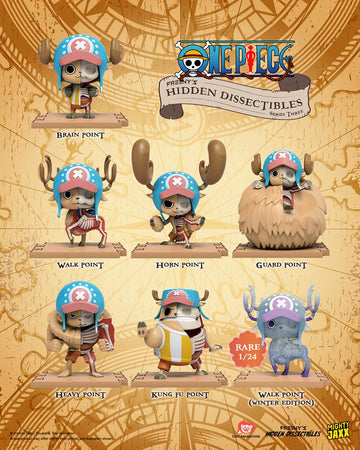 Mighty Jaxx Freeny's Hidden Dissectibles One Piece Series 3 (Chopper Edition) | Blind Box Collectible Figurines | One Pack - Contains a Random Figure