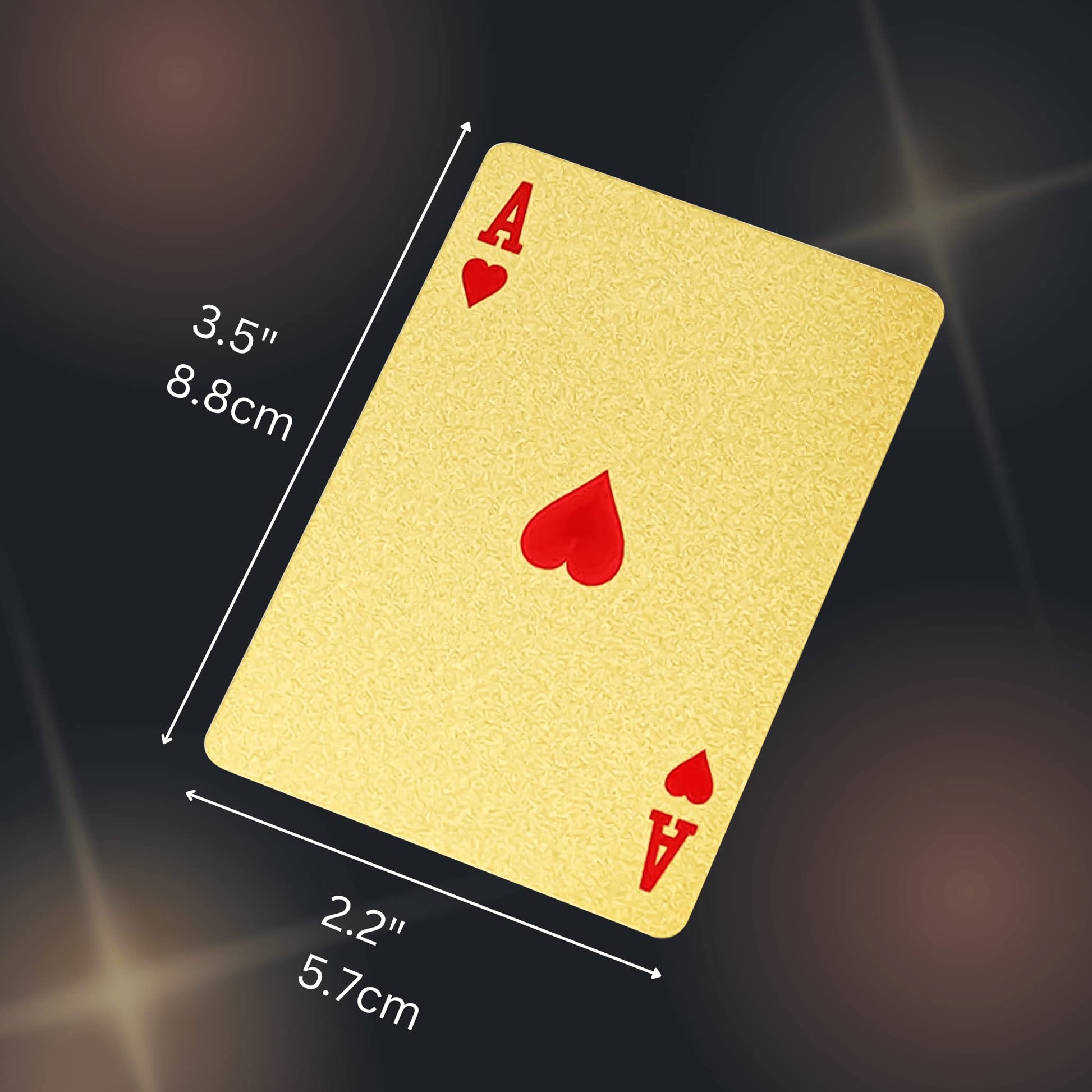 Magic Kiss Waterproof Gold and Silver Foil Poker Playing Cards, Deck of Plastic Playing Cards Gift (3 Decks/Gold + Silver + Black)