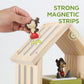 Givilio Tonie Shelf 360° Swivel Base SpinLodge House Rotating Wooden for Toniebox1&2, Magnetic Figures with Strong Magnets, Wall-Mountable Toniebox