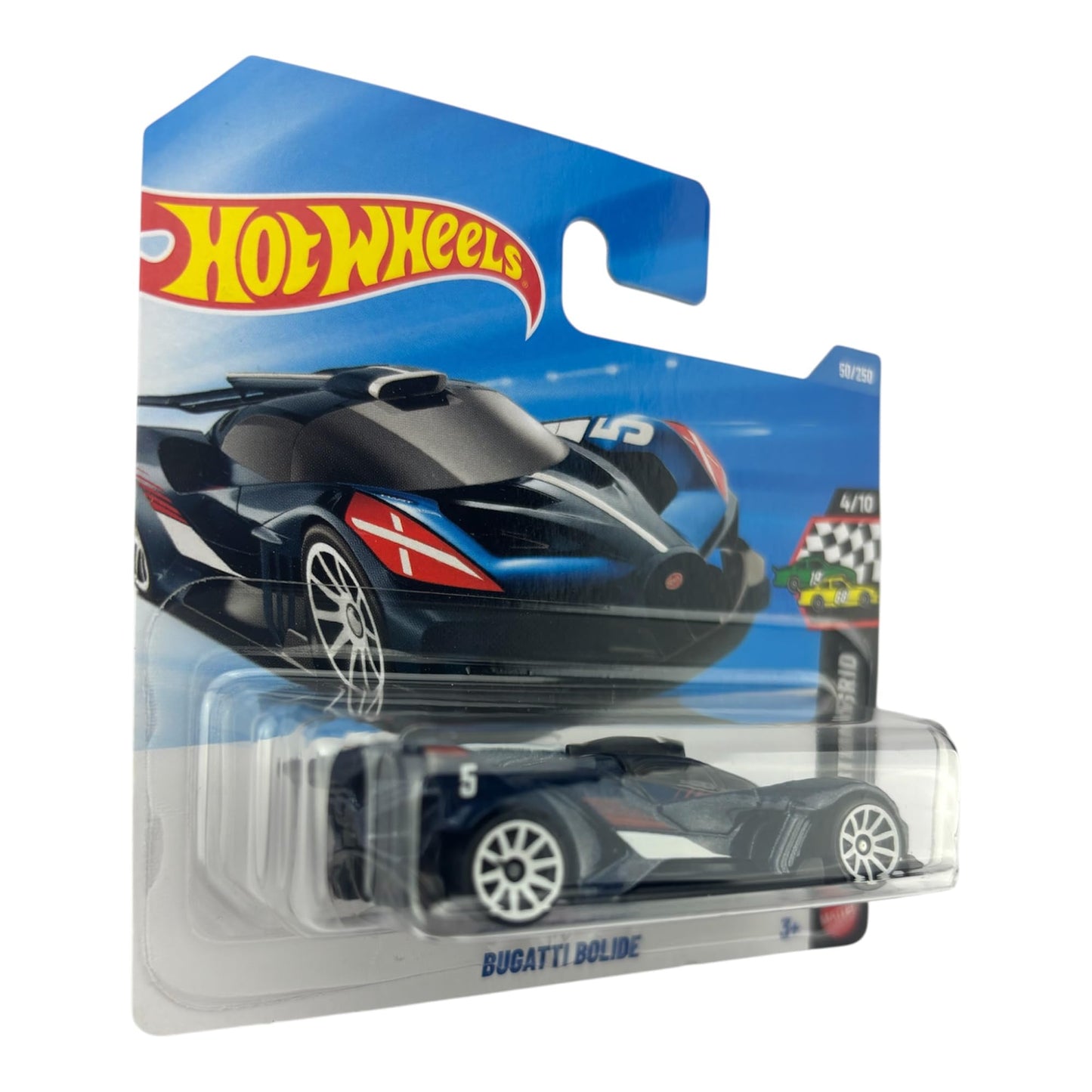 Hot Wheels Bugatti Bolide [Dark Blue] Starting Grid 4/10, 50/250, 1:64 Scale Diecast Toy Vehicle