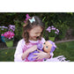 My Garden Baby Feed and Change Baby Butterfly Doll (30 cm / 12 Inch), Reusable Diaper, Removable Clothes & Wings, Multicolour, Gift for Kids 3Y+