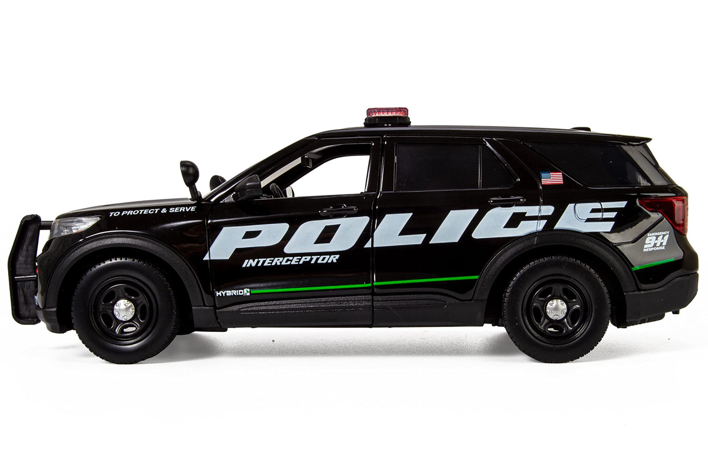 All Star Toys 2022 Explorer Police Interceptor Utility Promo 1:24 Diecast Model Car Exclusive Motormax 76992