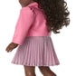 American Girl Truly Me 18-inch Doll Celebrity Chic Outfit with Jacket, Top, Skirt, Flats, and Ankle Straps, for Ages 6+