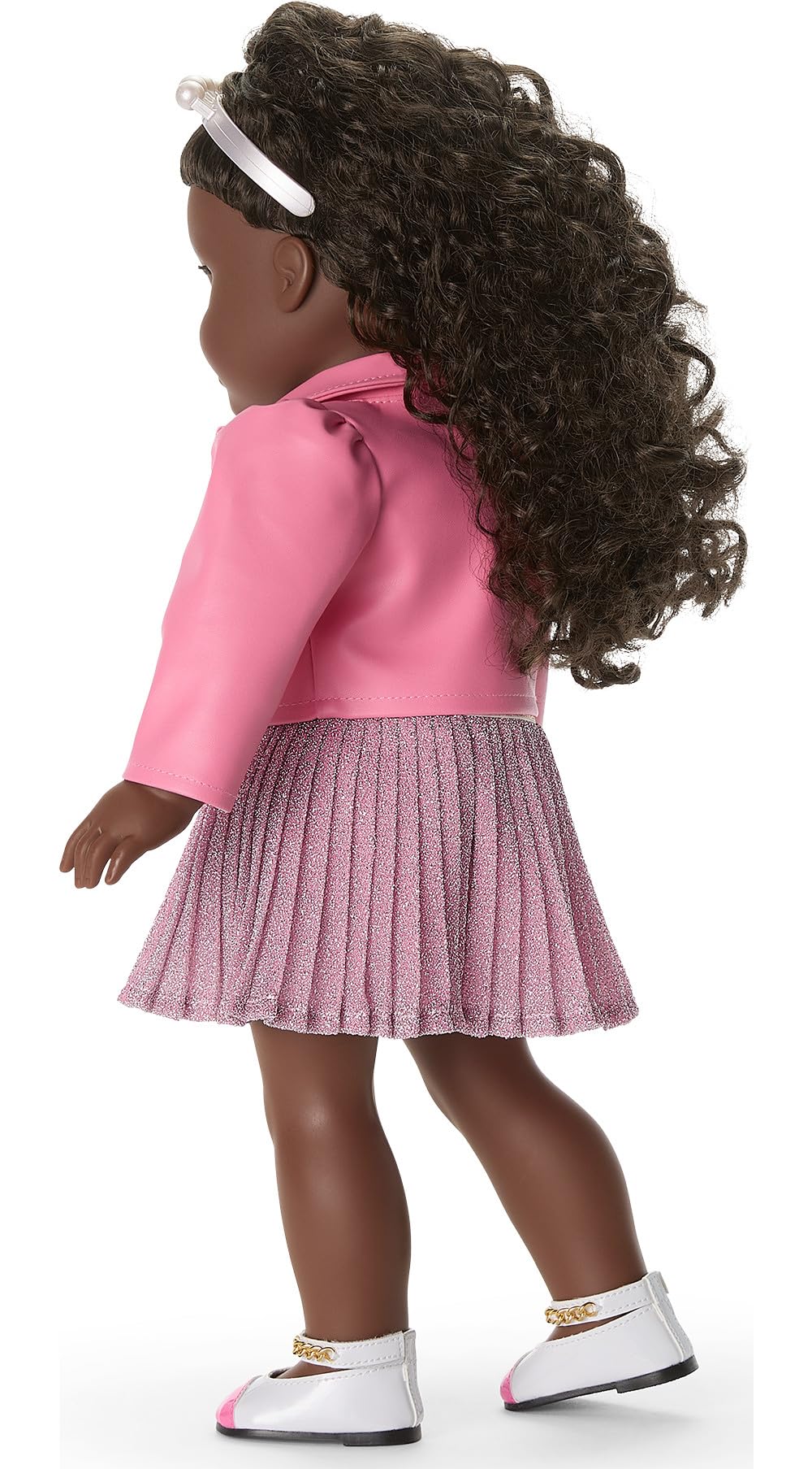 American Girl Truly Me 18-inch Doll Celebrity Chic Outfit with Jacket, Top, Skirt, Flats, and Ankle Straps, for Ages 6+
