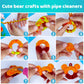 Iooleem 200pcs Skin Color Pipe Cleaners, Chenille Stems, Pipe Cleaners for Crafts, Pipe Cleaner Crafts, Art and Craft Supplies.