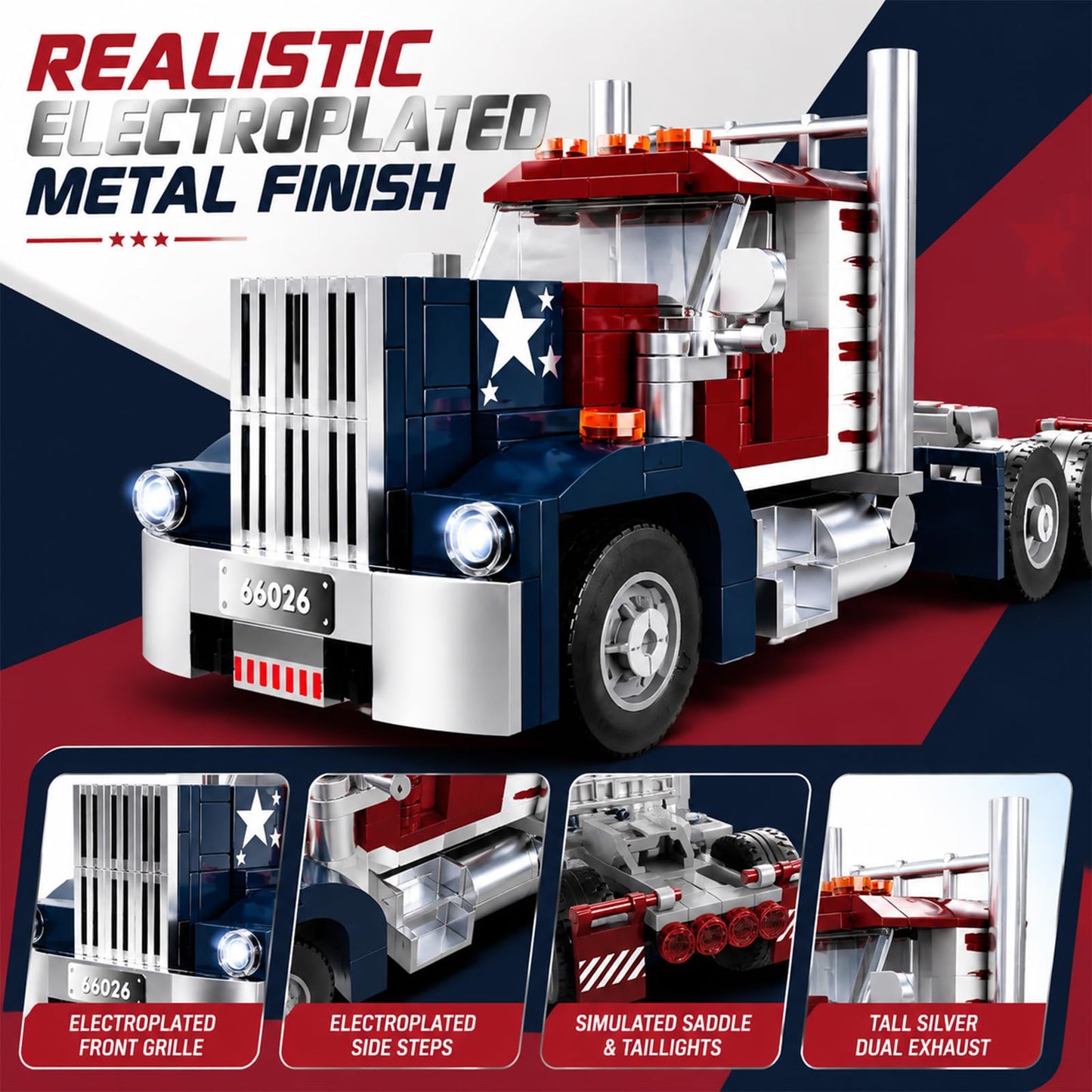 APENGBAOL Semi Truck Building Sets?City Tow Truck Toy Building Block Set for Adults and Boys?268PCS?