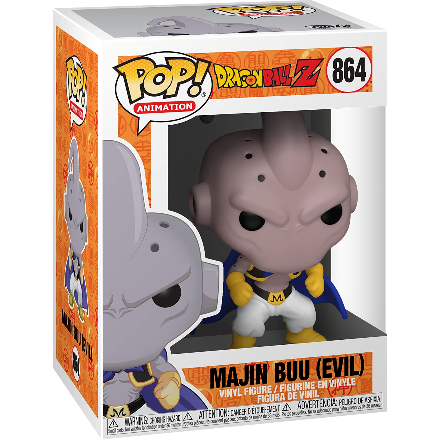 M a j i n B u u [Evil]: Fun ko P o p ! Animation Vinyl Figurine Bundle with 1 Compatible 'ToysDiva' Graphic Protector (864-48610 - B)