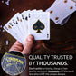 Cyberpunk Gold Playing Cards, Cardistry Decks, White Deck of Playing Cards for Kids & Adults, Cool Playing Cards with Card Game e-Book, Unique Playing