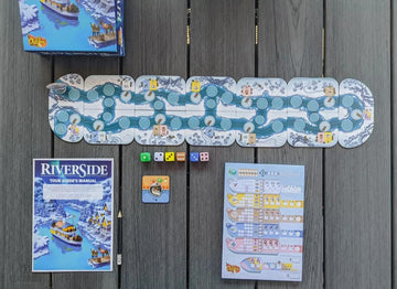 Stronghold Games Riverside - Strategic Roll-and-Write Adventure, Explore the Arctic, Fun Family Board Game for 1-6 Players, Ages 14+