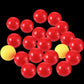Gejoy 42 Pcs Replacement Ball Compatible with Hungry Hippos 38 Red 4 Yellow