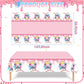 SYUCVQI Ice Cream Drip Baseball Party Decorations Disposable Tablecloth Plastic Baseball Drip Table Cover for Birthday Party Decorations 54 X