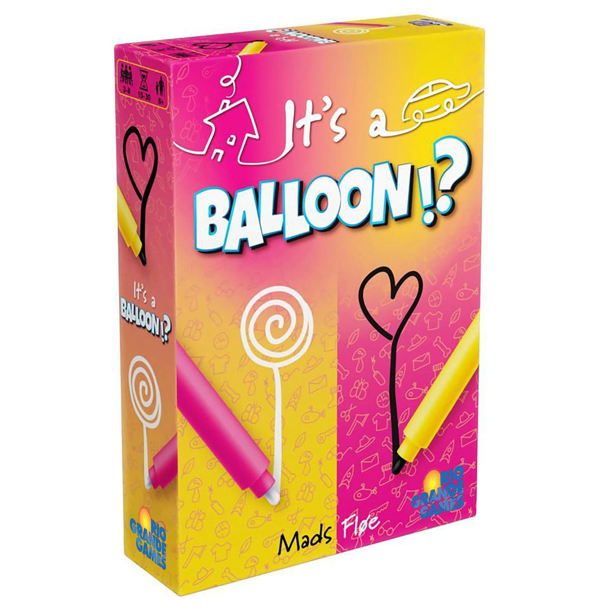 Rio Grande Games: It's A Balloon Party Drawing Game, Ages 8+, 3-8 Players