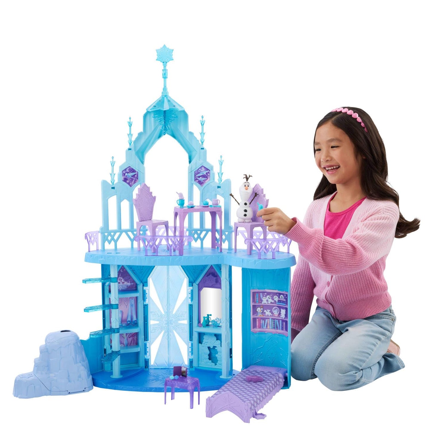 Mattel Disney Frozen Elsa Ice Castle Playset, 2.5+ Ft Tall