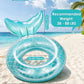 HeySplash Pool Floats Kids, Inflatable Swimming Rings Mermaid Tail Shaped