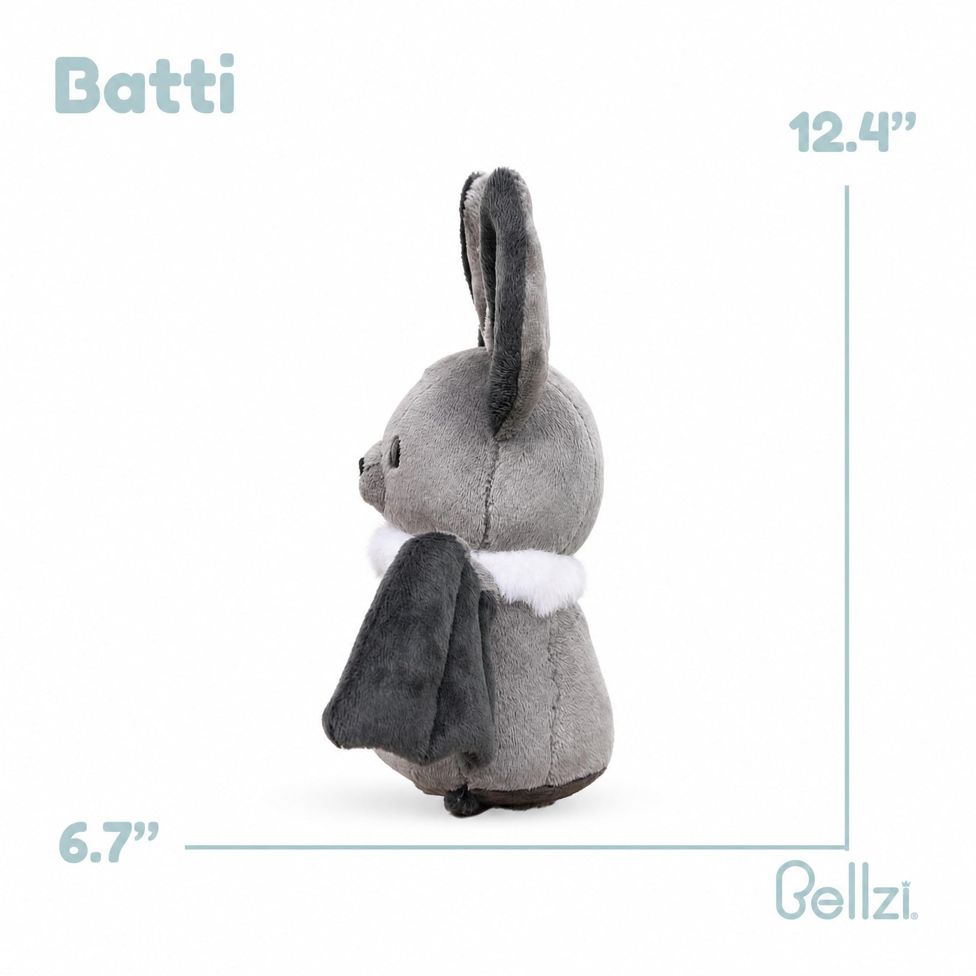 Bellzi Bat - Cute Stuffed Animal Plush Toy - Adorable Soft Bat Toy Plushies and Gifts - Perfect Present for All Ages - Batti