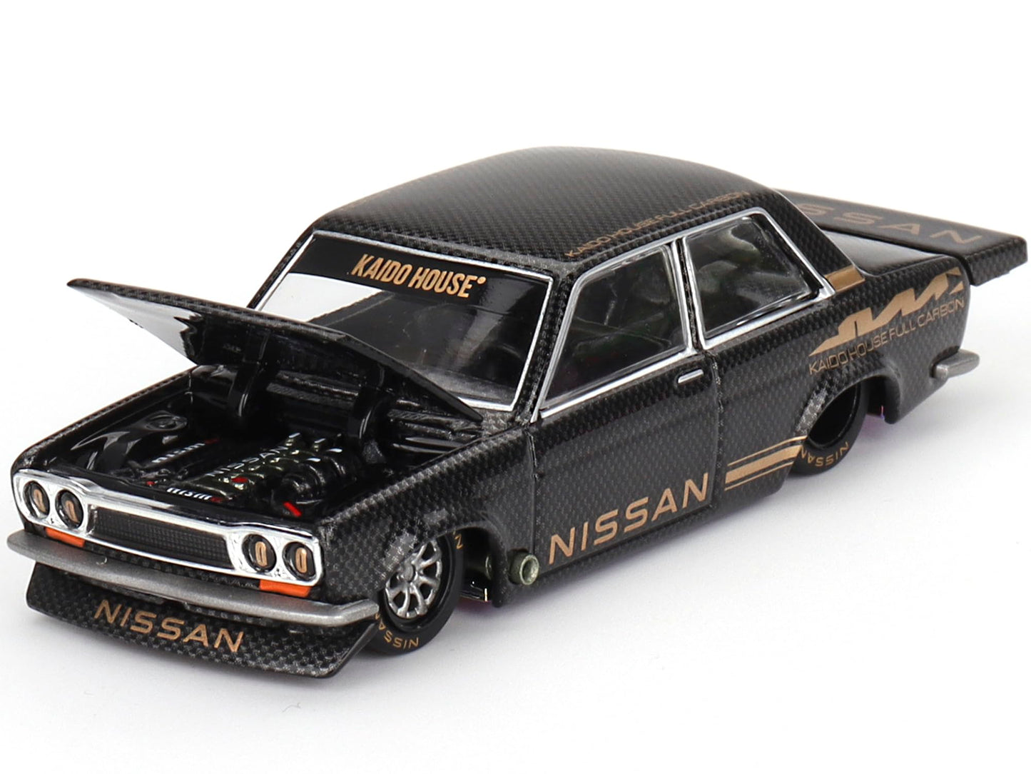 510 Pro Street V1 Full Carbon (Designed by Jun Imai) House Special 1/64 Diecast Model Car by True Scale Miniatures KHMG110