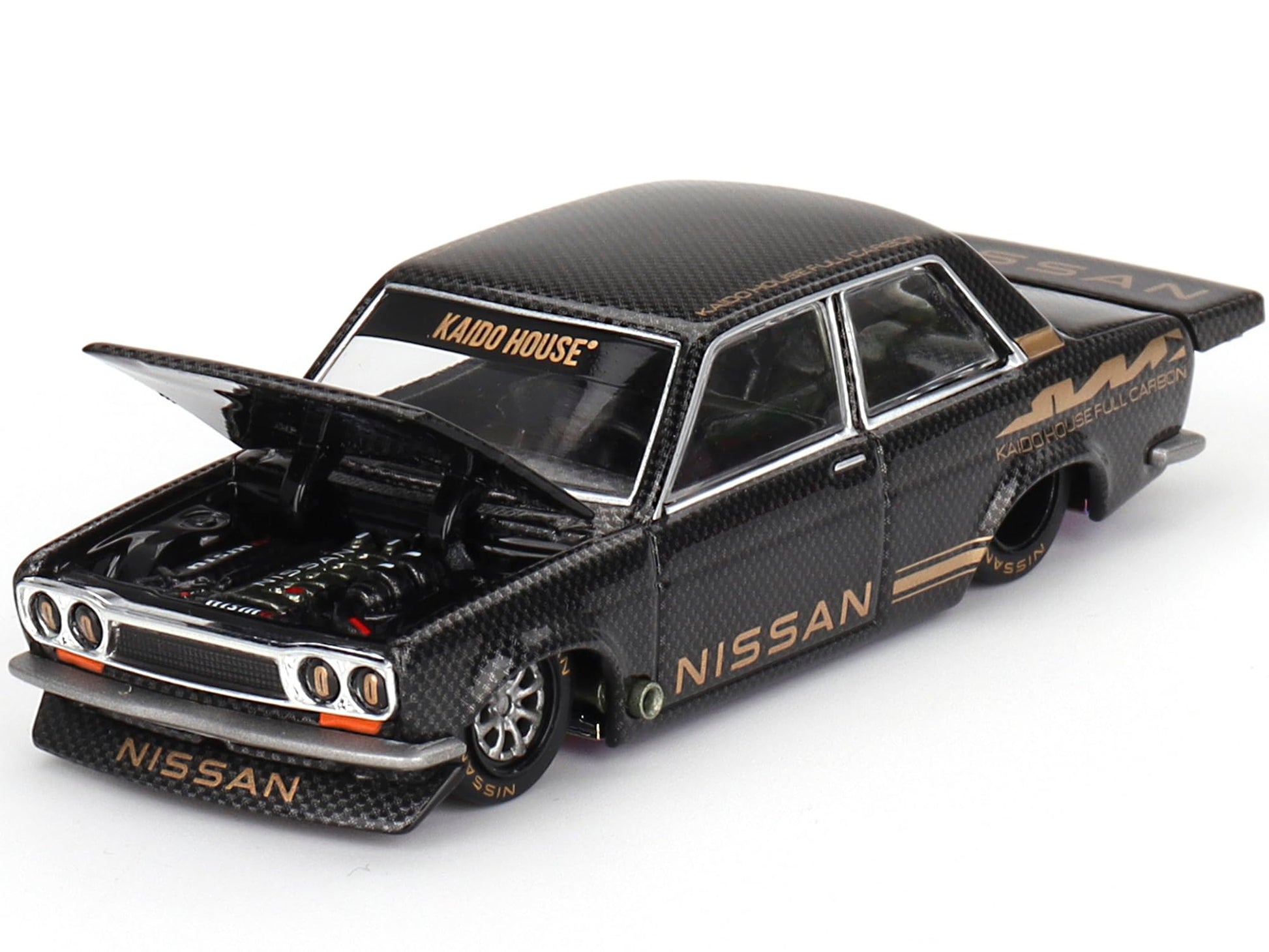510 Pro Street V1 Full Carbon (Designed by Jun Imai) House Special 1/64 Diecast Model Car by True Scale Miniatures KHMG110