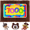 GAGANIU 1000pcs Pipe Cleaners, Pipe Cleaners for Crafts, Craft Supplies Multicolor Chenille Stems for Art&Craft Christmas DIY Projects(Brown)