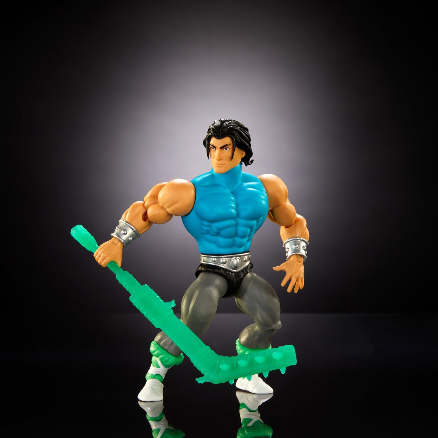 Masters of the Universe Origins Turtles of Grayskull Casey Jones Action Figure Toy, 16 Articulations, Armor & Weapons, TMNT & Motu Crossover