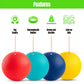 New Bounce Playground Balls for Kids, Set of 4, 8.5", Rubber Bouncing Balls