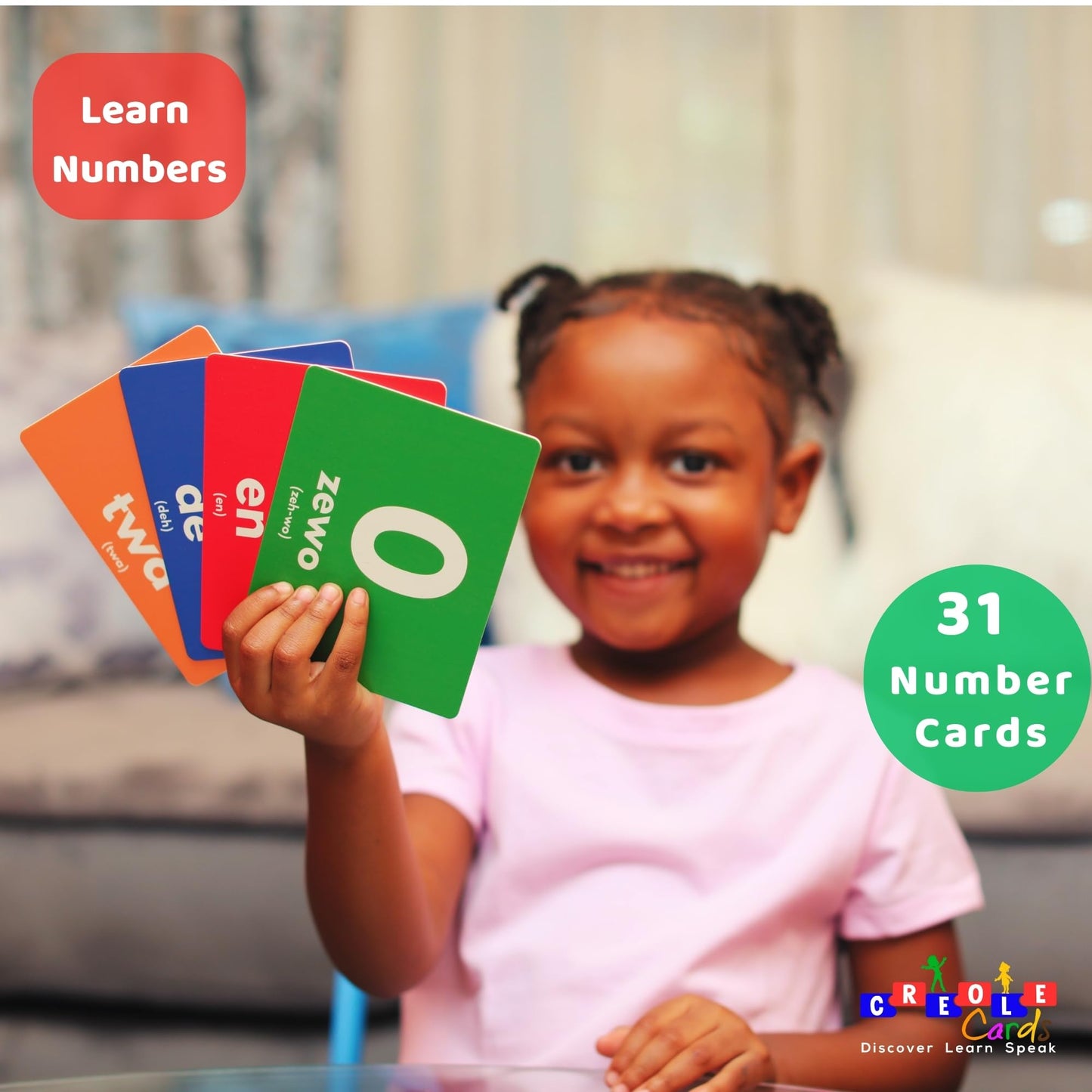 Haitian Creole Flashcards - Learn Creole for Toddlers, Kids, and Adults - Colors, Alphabet, Numbers, Animals, Shapes - A Fun Addition to Haitian
