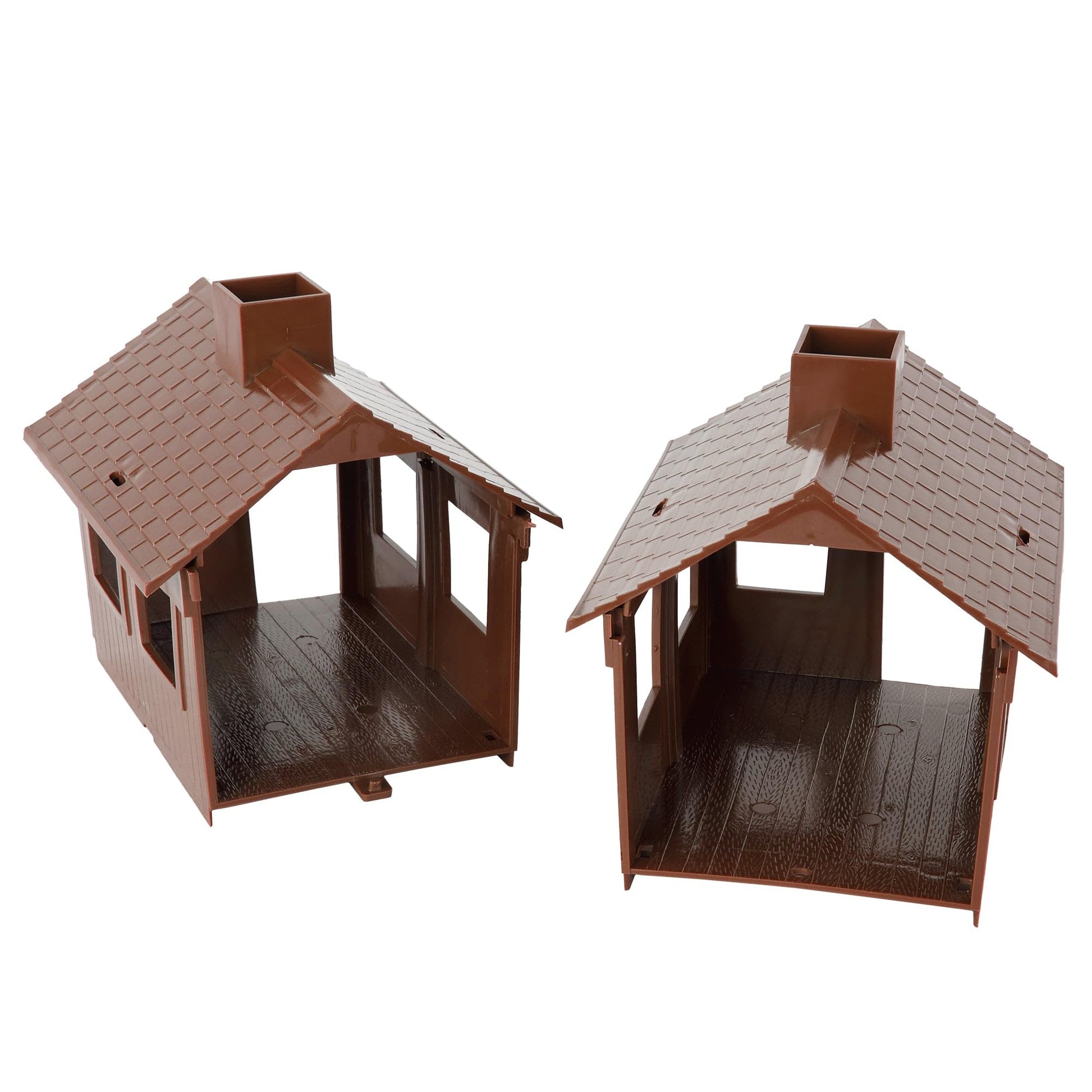 BMC Classic MPC Bunkhouse Barracks - Brown Plastic Army Men Cabin House Building