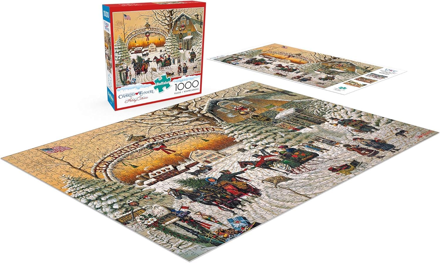 Buffalo Games - Charles Wysocki A Christmas - 1000 Piece Puzzle for Adults