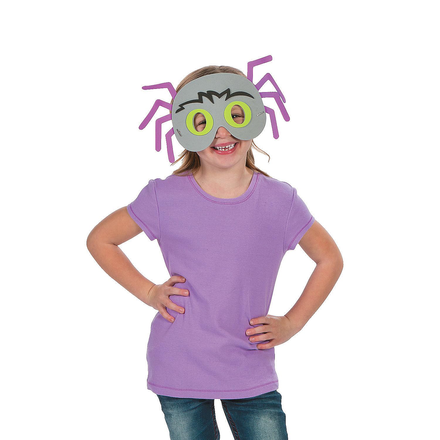 Fun Express Bug Mask Craft Kit - Party Favors for Kids 8-12 | Arts and Crafts for Kids 4-6 | Bulk Classroom Gifts for Students | Makes 48 Animal Masks