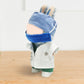 Mini Clothes Doctor Outfit for 17cm LABB Dolls(No Doll) - Doctor Outfit Set with White Coat, Green Scrubs, Cap, Mask & Shoes
